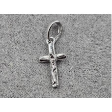 Крестик Xuping 9 мм высота 22 мм родий