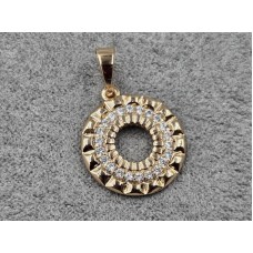 Кулон Xuping 15 мм висота 22 мм колір золото 18к