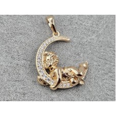 Кулон Xuping 19 мм висота 27 мм колір золото 18к