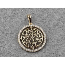 Кулон Xuping 22 мм висота 30 мм колір золото 18к