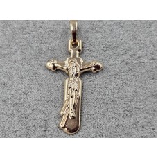 Хрестик Xuping 18 мм висота 37 мм колір 18к