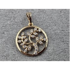 Кулон Xuping 18 мм высота 25 мм цвет 18к