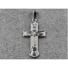 Хрестик Xuping 18 мм висота 41 мм родій