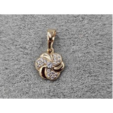 Кулон Xuping 9 мм высота 16 мм цвет 18к