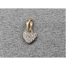 Кулон Xuping 7 мм высота 13 мм цвет 18к