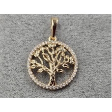 Кулон Xuping 18 мм высота 27 мм цвет 18к