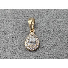 Кулон Xuping 7 мм высота 17 мм цвет 18к