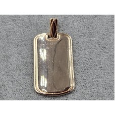 Кулон Fallon 18 мм висота 37 мм колір золото