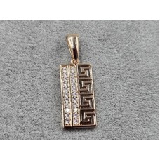 Кулон Fallon 10 мм висота 30 мм колір золото