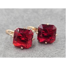 Серьги Fallon 13*18 мм английский замок цвет золото