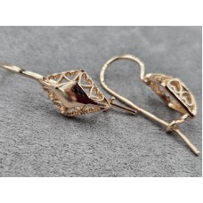 Серьги Fallon 12 мм высота 30 мм цвет золото