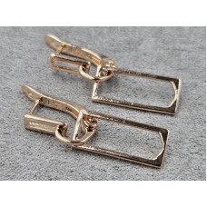 Серьги Fallon 18*28 мм английский замок цвет золото