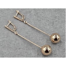 Серьги Fallon 12 мм высота 62 мм английский замок 