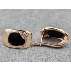 Серьги Fallon 11 мм висота 20 мм цвет золото