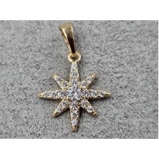 Кулон Xuping 15 мм высота 22 мм цвет 18к