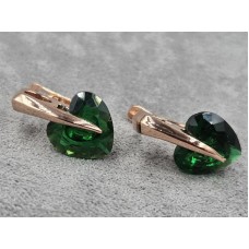 Серьги Fallon 10 мм высота 17 мм английский замок цвет золото 