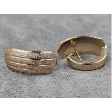 Серьги Xuping 8 мм высота 17 мм цвет 18к