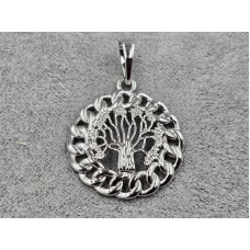 Кулон Xuping 20 мм высота 29 мм родий