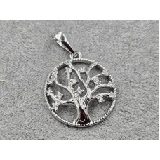 Кулон Xuping 18 мм высота 27 мм родий