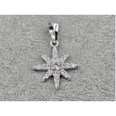 Кулон Xuping 14 мм высота 22 мм родий