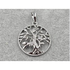 Кулон Xuping 22 мм высота 31 мм родий