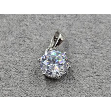 Кулон Xuping 8 мм высота 16 мм родий