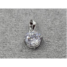 Кулон Xuping 8 мм высота 17 мм родий