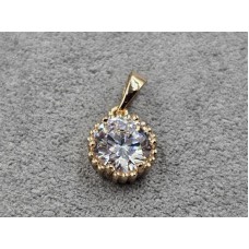 Кулон Xuping 10 мм высота 17 мм цвет 18к