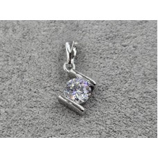 Кулон Xuping 8 мм высота 18 мм родий