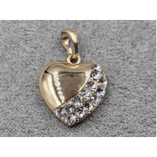 Кулон Xuping 15 мм высота 22 мм цвет 18к