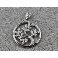 Кулон Xuping 18 мм высота 25 мм родий