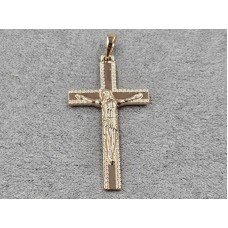 Хрестик Xuping 20 мм висота 42 мм колір 18к