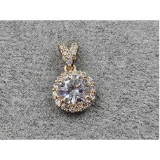 Кулон Xuping 9 мм высота 16 мм цвет 18к