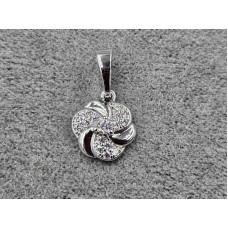 Кулон Xuping 9 мм высота 16 мм родий