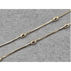 Цепь Xuping 1+3 мм длина 45 см цвет золото