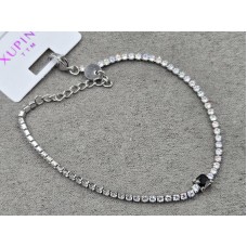 Браслет Xuping 2+5 мм длина 17+3 см нержавеющая сталь