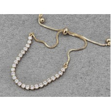 Браслет Xuping 3 мм длина 26 см цвет золото