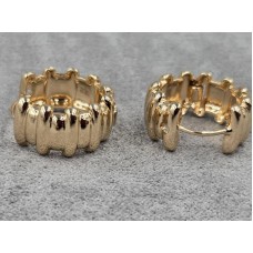 Серьги Xuping 9 мм высота 18 мм цвет 18к