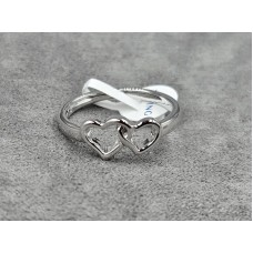 Каблучка Xuping 7 мм (16,17,18,19,20 розмір) родій