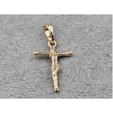 Хрестик Xuping 13 мм висота 25 мм колір 18к