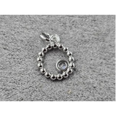 Підвіска 10 мм колір сталь (гіпоалергений сплав)