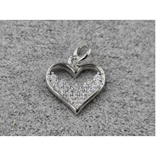 Підвіска 12 мм колір сталь (гіпоалергений сплав)