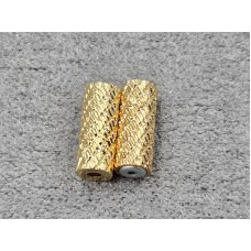 Бусина магнітна 4*10 мм 1 шт колір золото (гіпоалергений сплав)