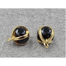 Підвіска 8*11 мм колір золото (гіпоалергений сплав)