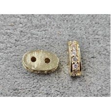 Роздільник 5*8 мм товщ. 2,5 мм колір золото (гіпоалергений сплав)