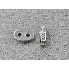 Роздільник 5*8 мм товщ. 2,5 мм колір сталь (гіпоалергений сплав)