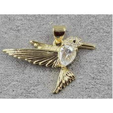 Підвіска 29*22 мм колір лимонне золото (гіпоалергений сплав)