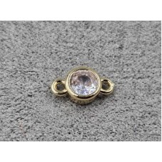 Конектор 6*11 мм колір золото (гіпоалергений сплав)