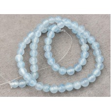 Кварц 6 мм (под аквамарин) длина 38 см