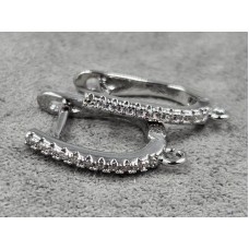 Швенза 2 мм висота 18 мм колір сталь (гіпоалергений сплав)